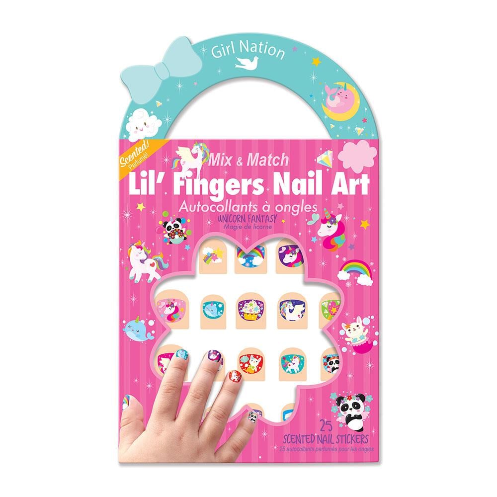 Girl Nation Unicorn Fantasy Tırnak Stickerı