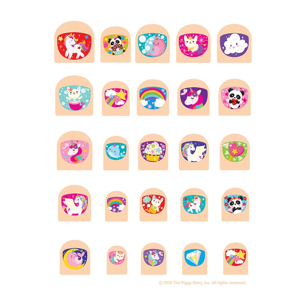 Girl Nation Unicorn Fantasy Tırnak Stickerı