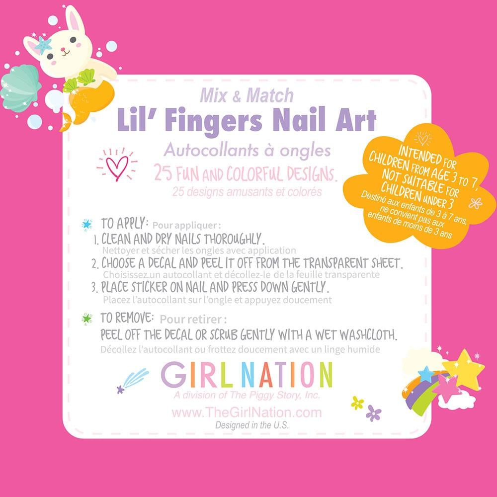 Girl Nation Unicorn Fantasy Tırnak Stickerı