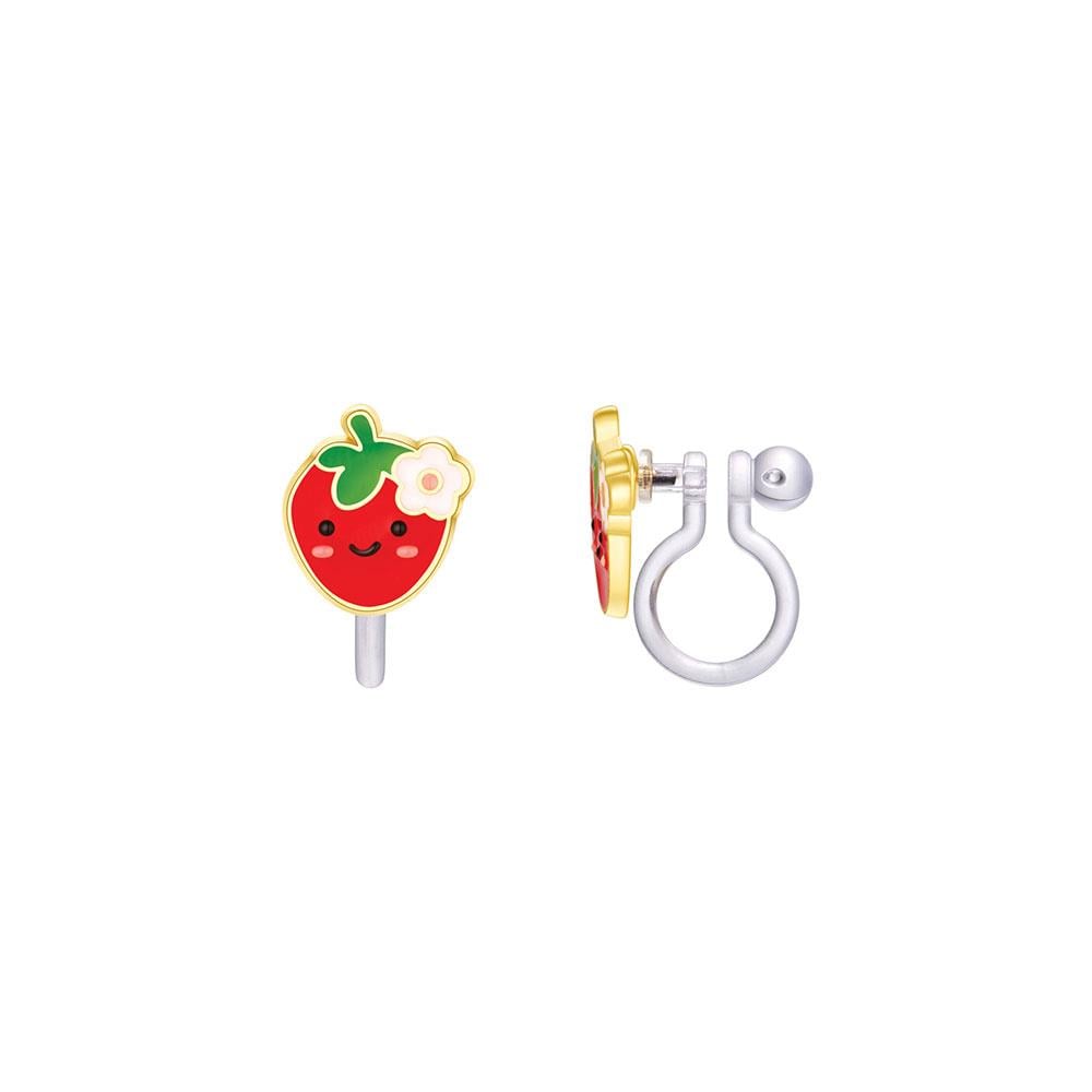 Girl Nation You are Berry Cute Klipsli Küpe