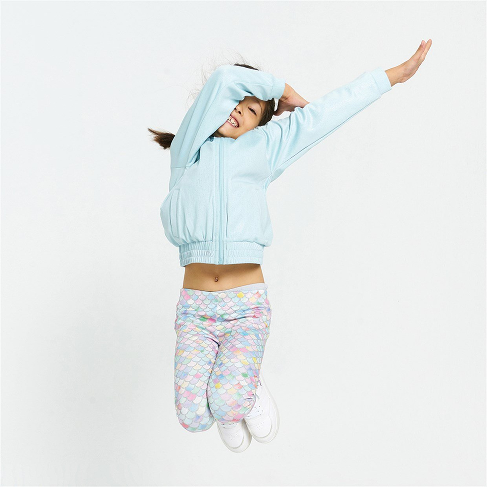 GLITTER BLUE BOMBER CEKET