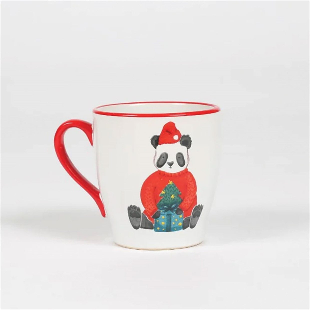 Happy Folks Santa Panda Porselen Kupa