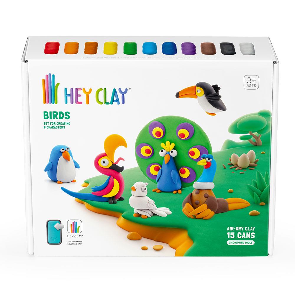 Hey Clay Hava ile Kuruyan Kil 15'li kutu Kuşlar