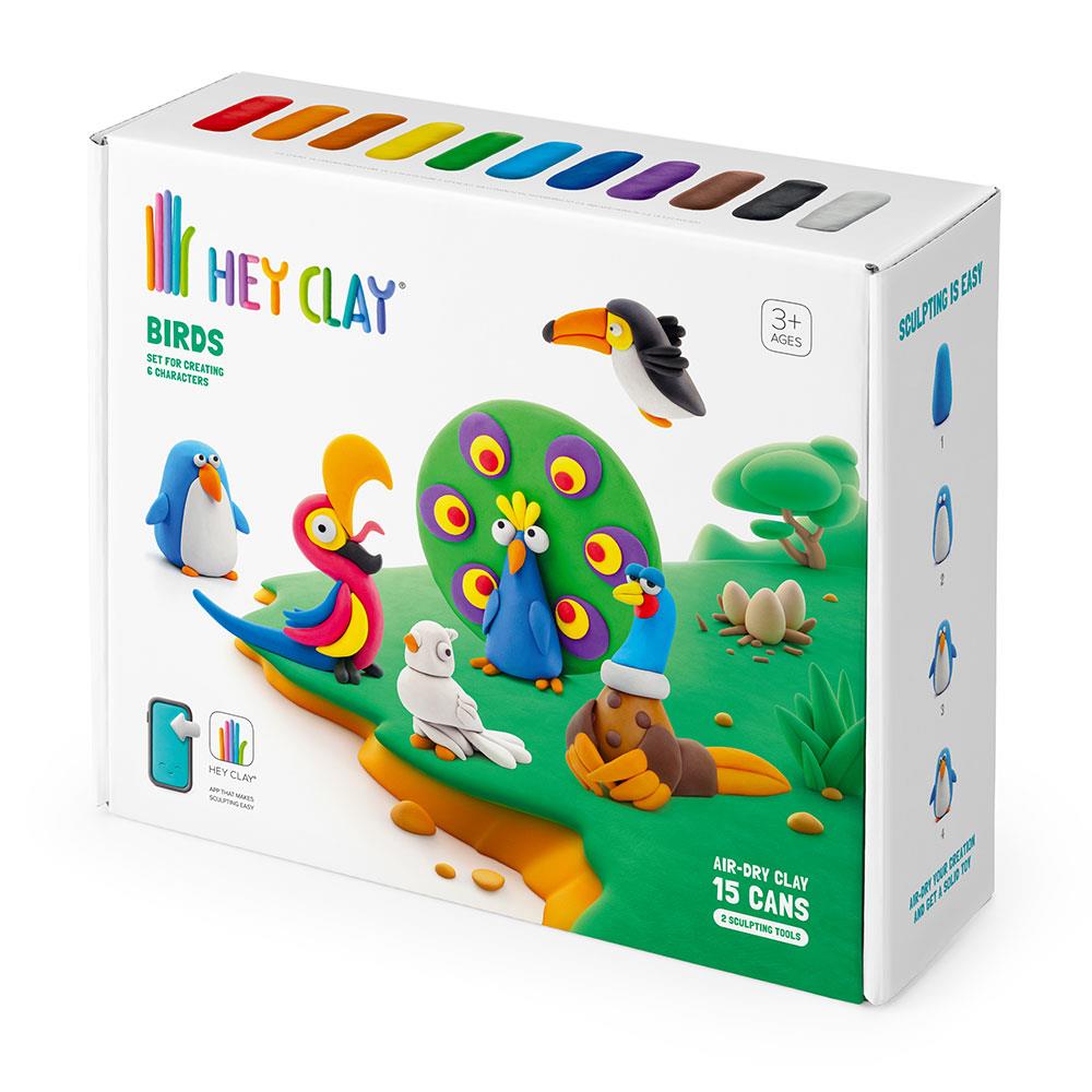 Hey Clay Hava ile Kuruyan Kil 15'li kutu Kuşlar
