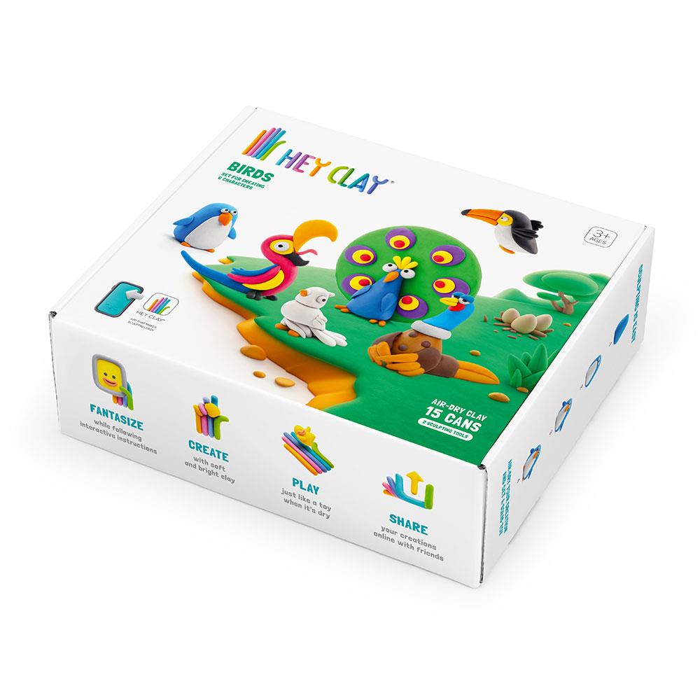 Hey Clay Hava ile Kuruyan Kil 15'li kutu Kuşlar