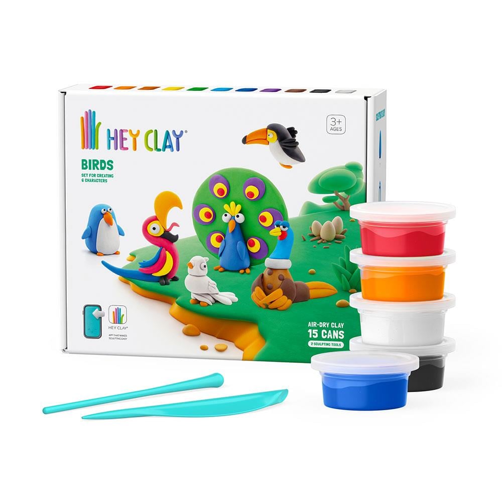 Hey Clay Hava ile Kuruyan Kil 15'li kutu Kuşlar