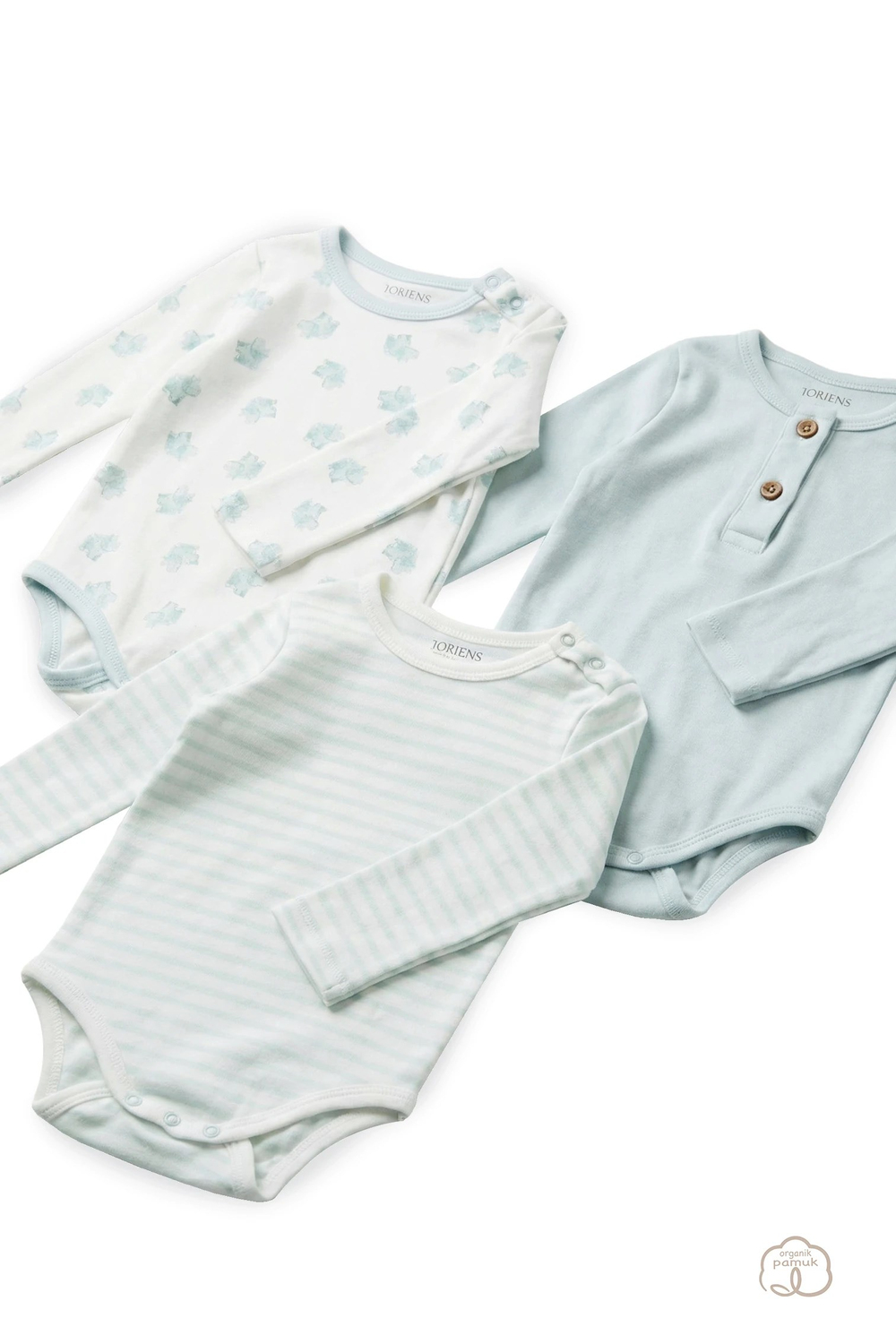 Hipopotam Bodysuit Seti 3 Adet
