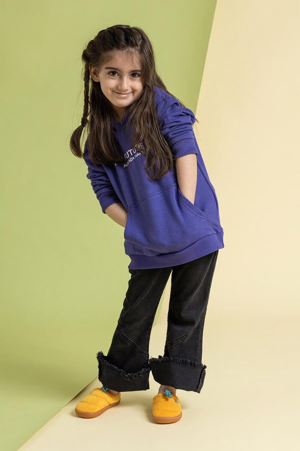 Hopfrög Hoppuff Polar Sarı Barefoot Çocuk Ayakkabı