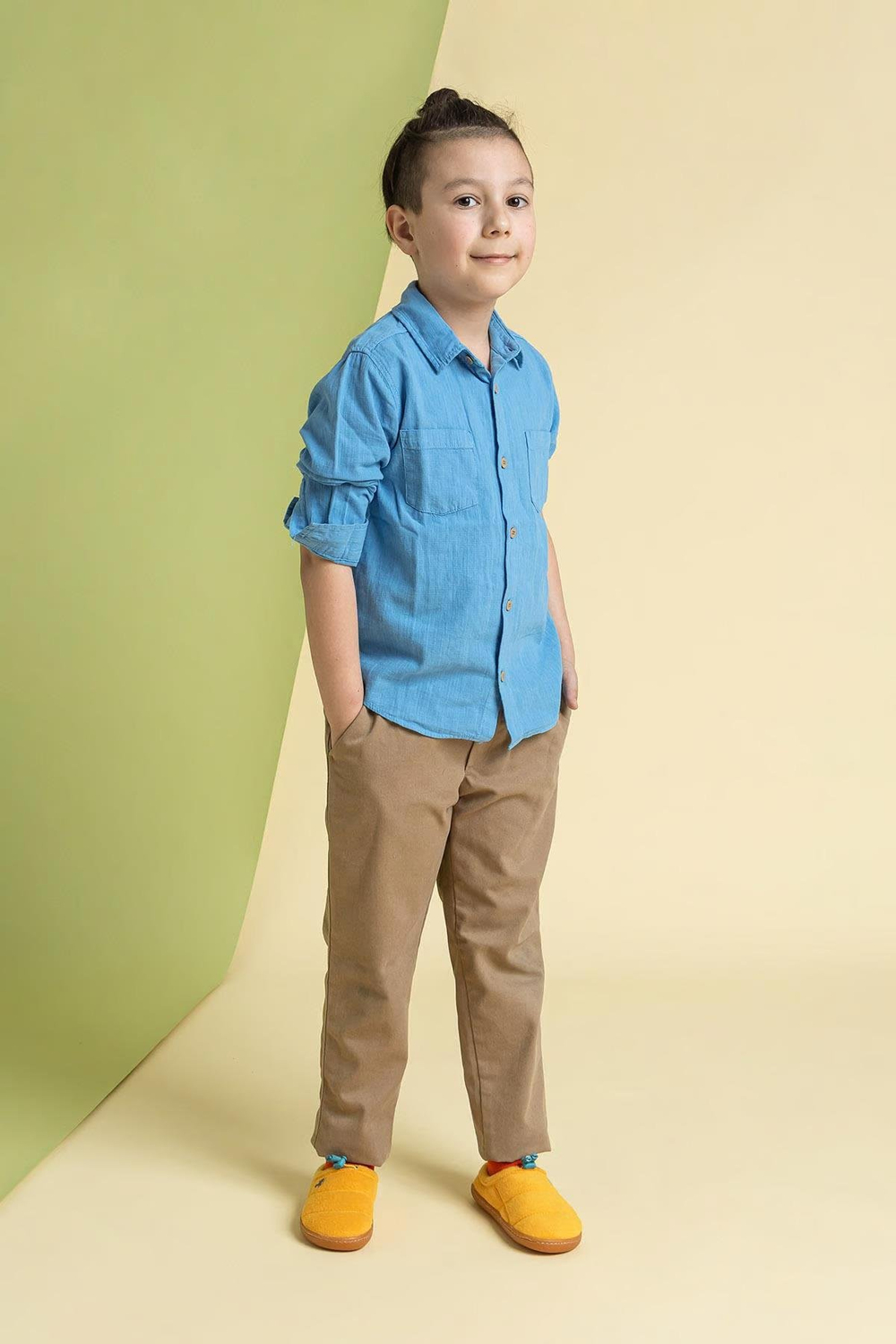 Hopfrög Hoppuff Polar Sarı Barefoot Çocuk Ayakkabı