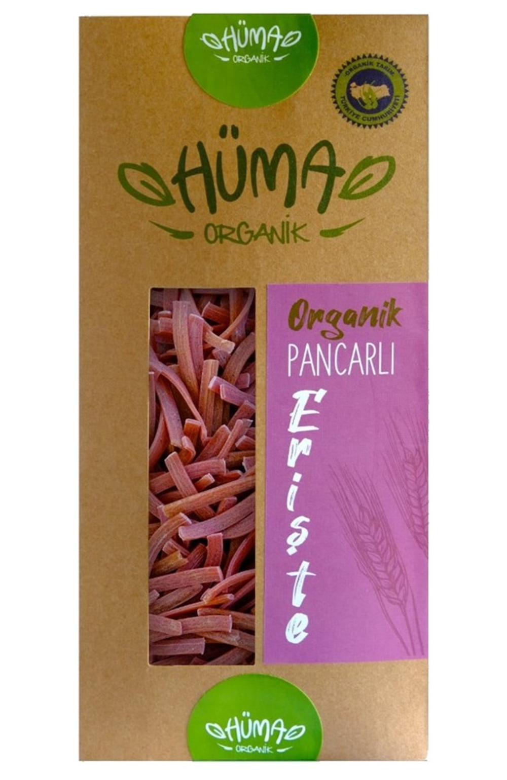 HÜMA - ORGANİK PANCARLI ERİŞTE 500 GR