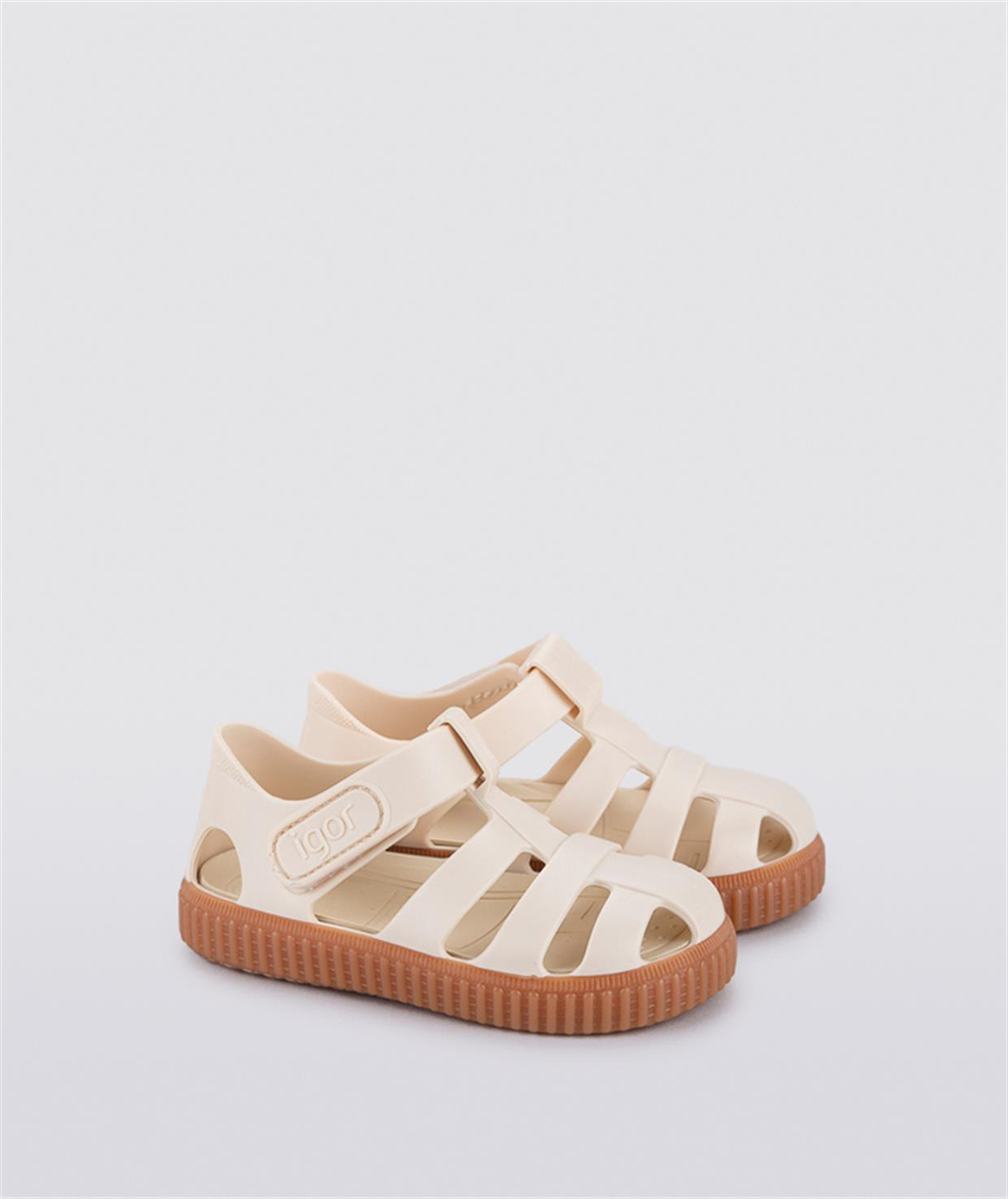Igor Nico Caramelo Çocuk Sandalet Marfil