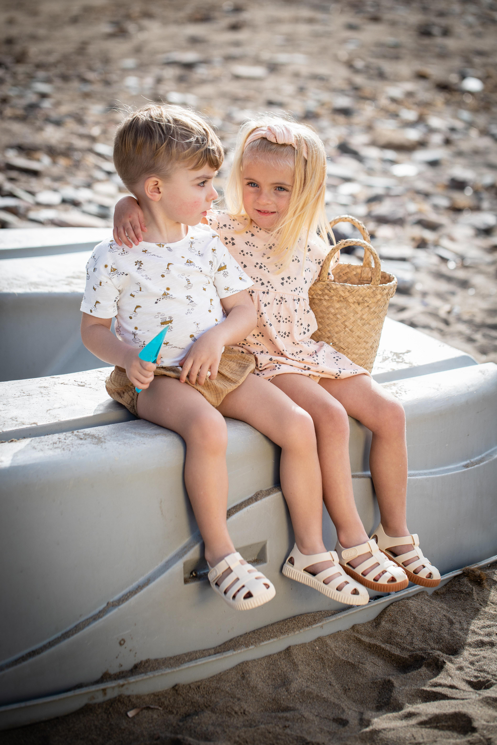 Igor Nico Mc Çocuk Sandalet Ivory