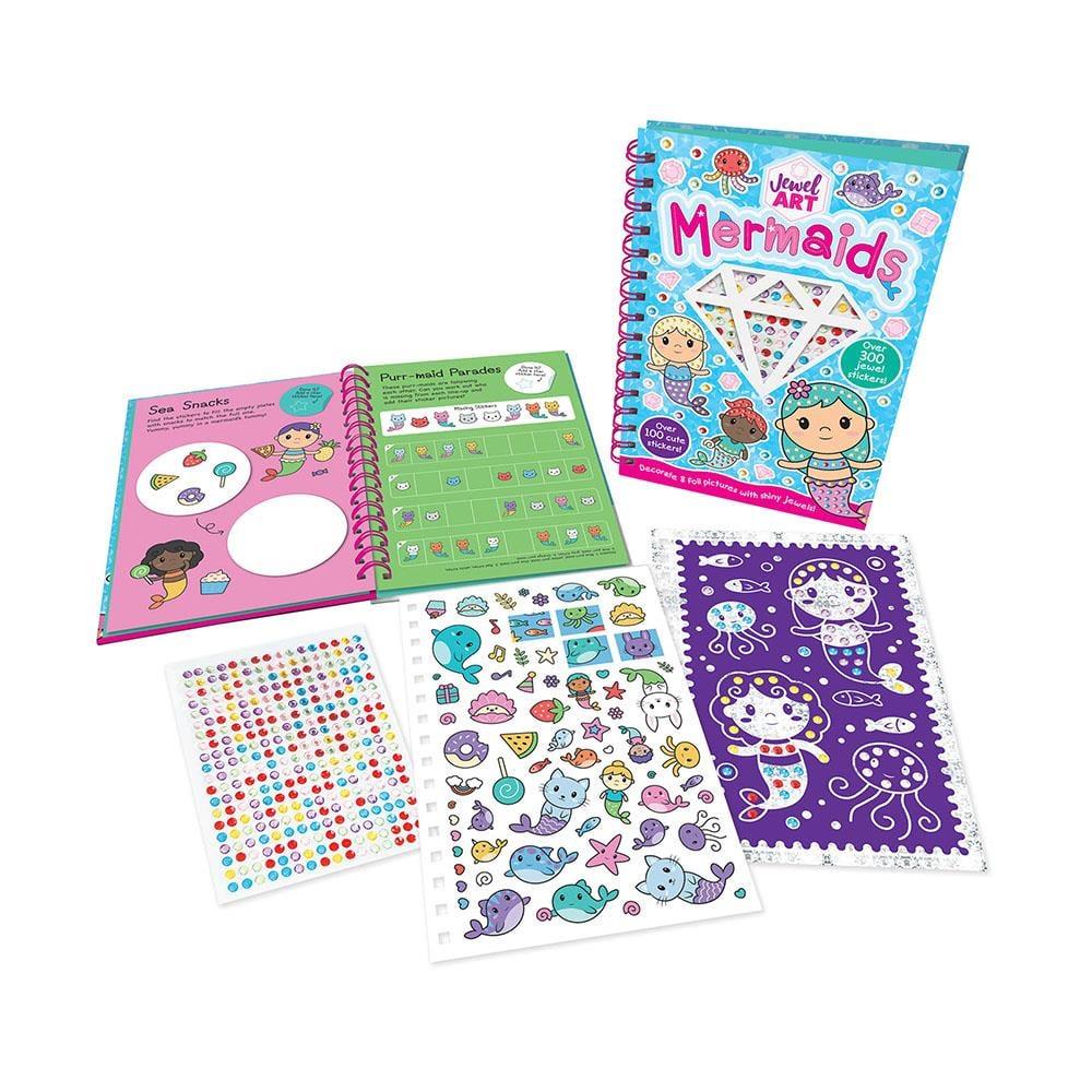 Imagine That Jewel Art Mermaids Sticker Kitabı