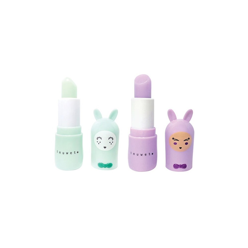 Inuwet Bunny Lipbalm Green Apple Aqua