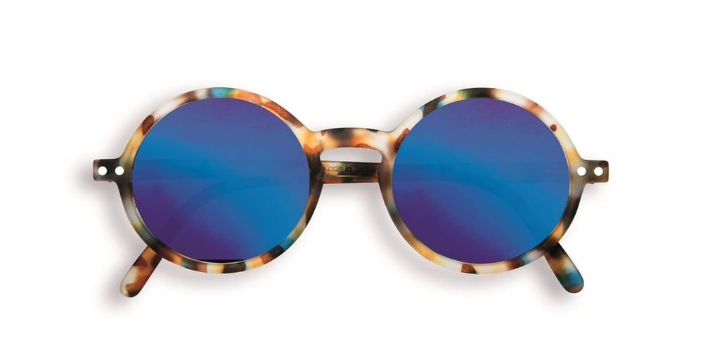 IZIPIZI JUNIOR GÜNEŞ GÖZLÜĞÜ #G BLUE TORTOISE - AYNALI LENS