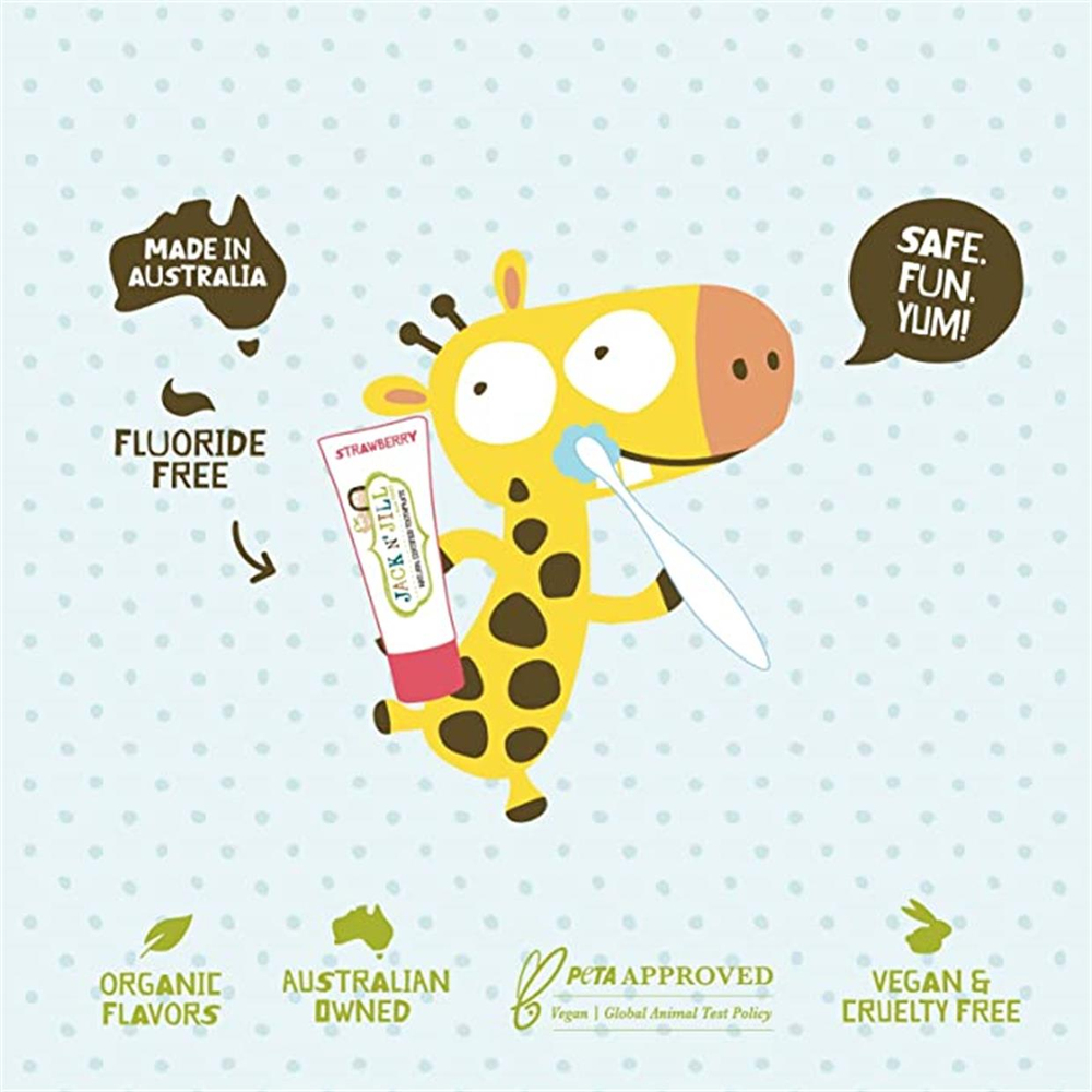 Jack N'Jill Doğal Çilek Aromalı Diş Macunu