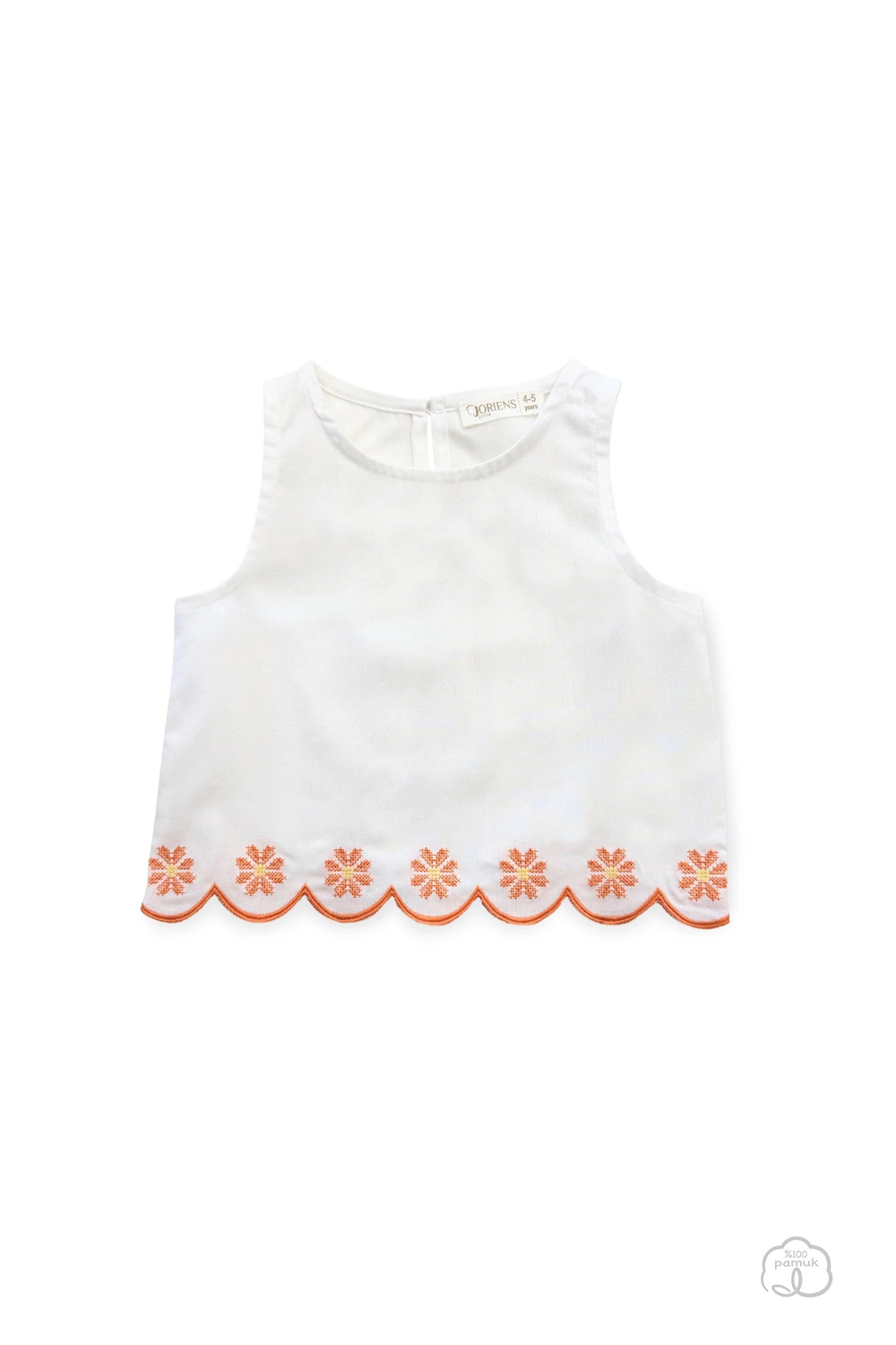 Kanaviçe Çiçeği Crop Top