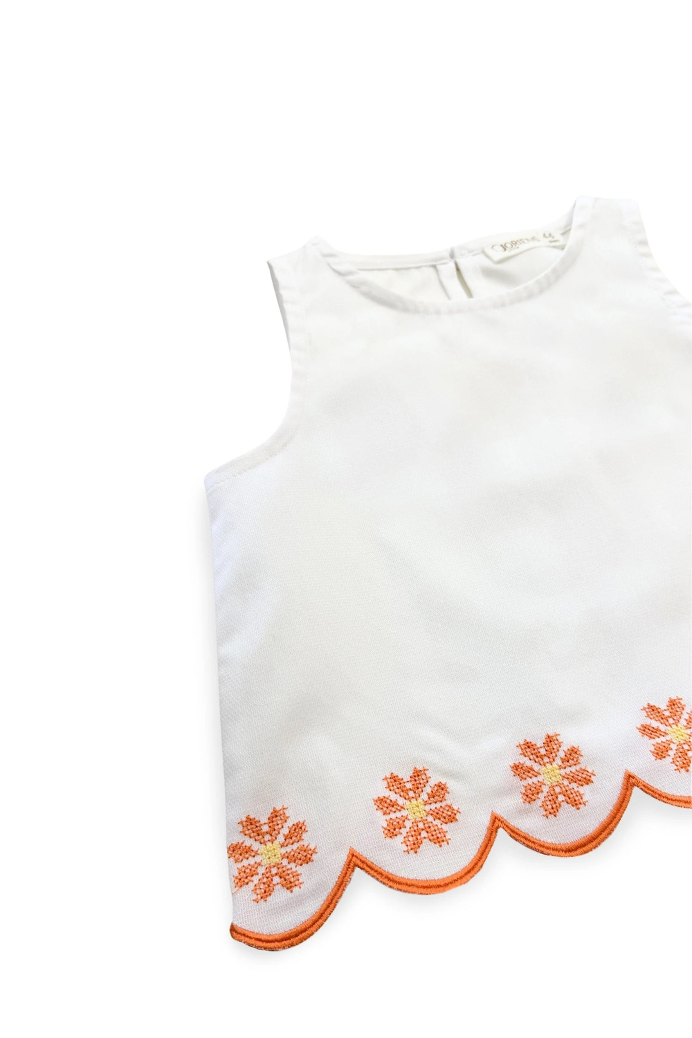 Kanaviçe Çiçeği Crop Top