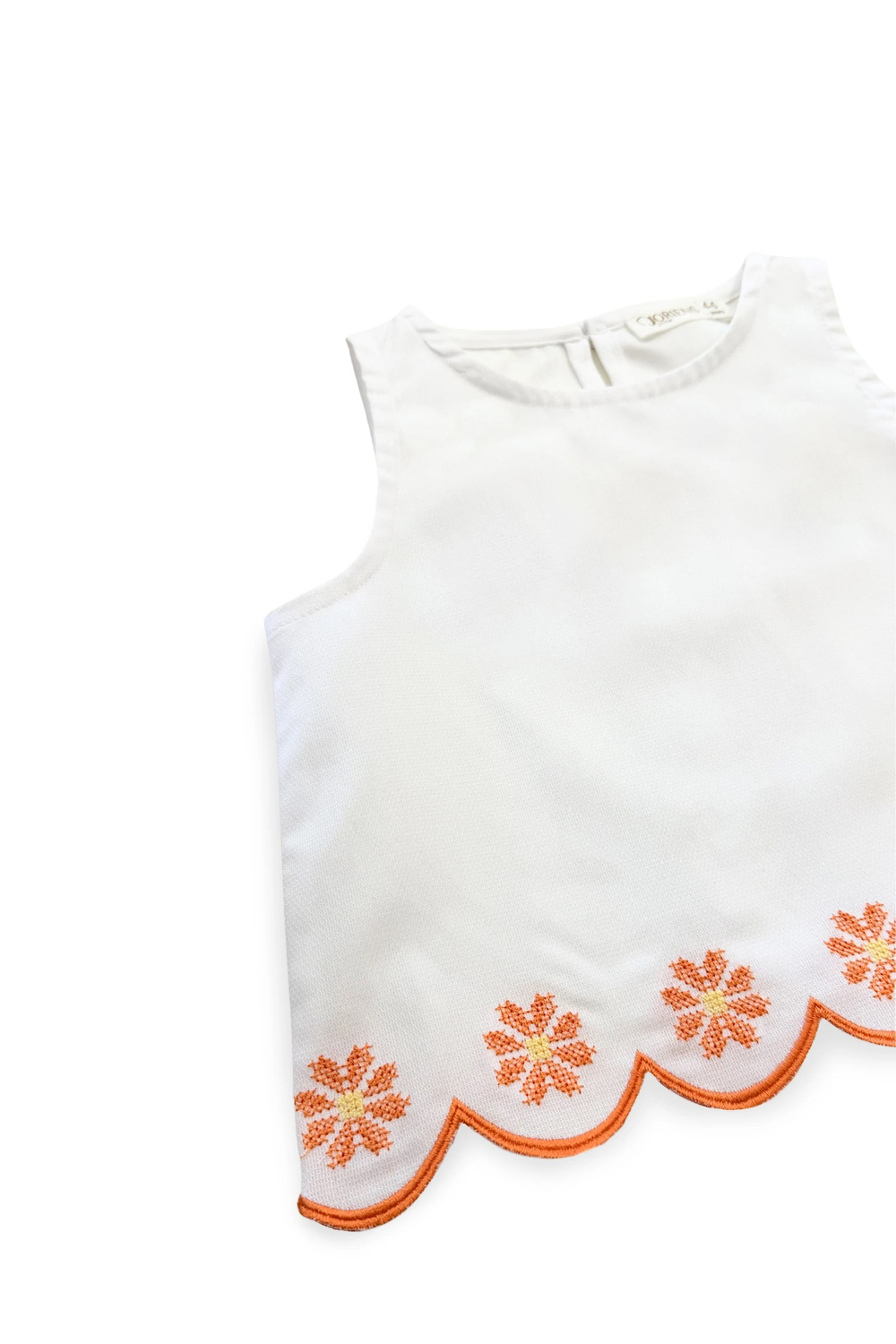 Kanaviçe Çiçeği Crop Top