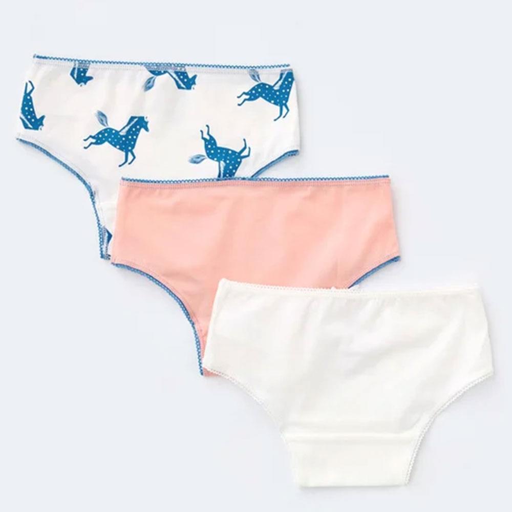 Katia & Bony 3'lü Horse Kız Çocuk Slip