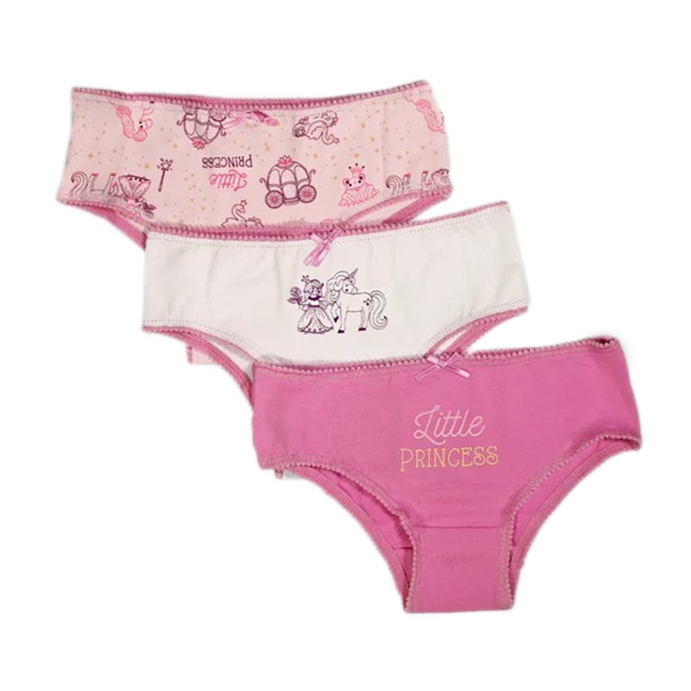 Katia & Bony 3'lü Princess Kız Çocuk Slip
