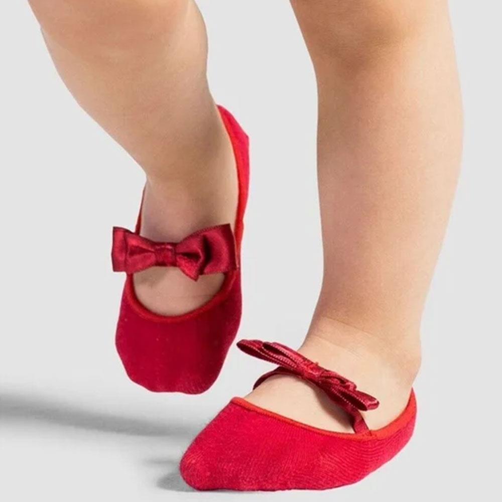 Katia & Bony Lovers Bebek Görünmez Çorap Kırmızı