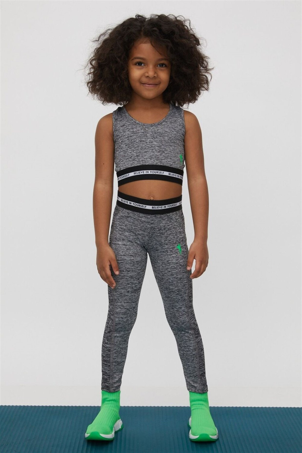 Katia & Bony Sport Kız Çocuk Tayt Gri