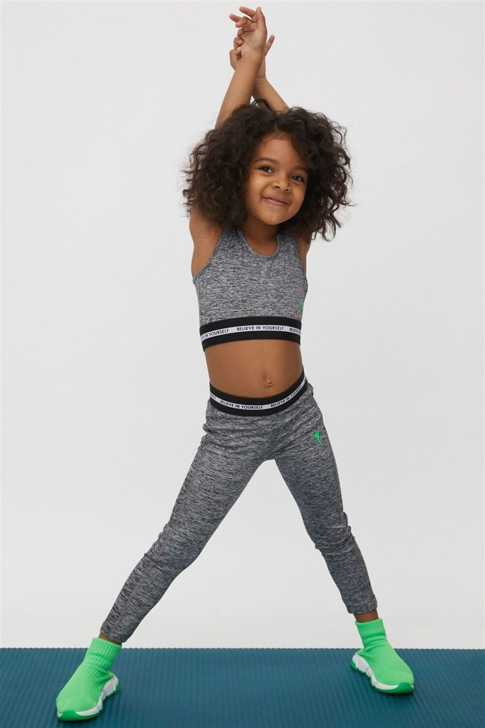 Katia & Bony Sport Kız Çocuk Tayt Gri