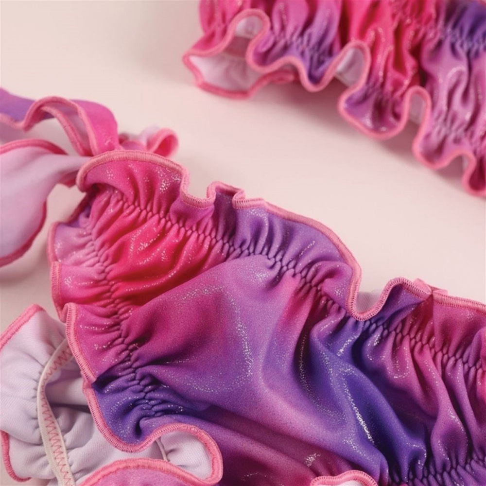 Katia & Bony Unicorn Kız Çocuk Bikini Takımı Mor