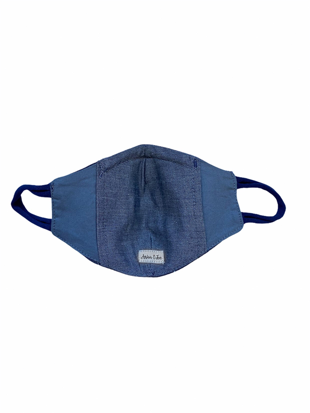 KETEN ÇOCUK MASKE - DENIM