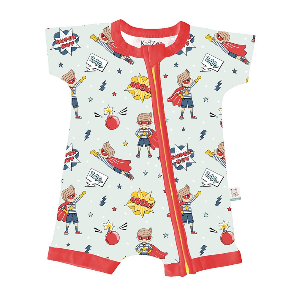 Kidzee Süper Boy Kısa Kollu Şort Tulum 0.5 Tog