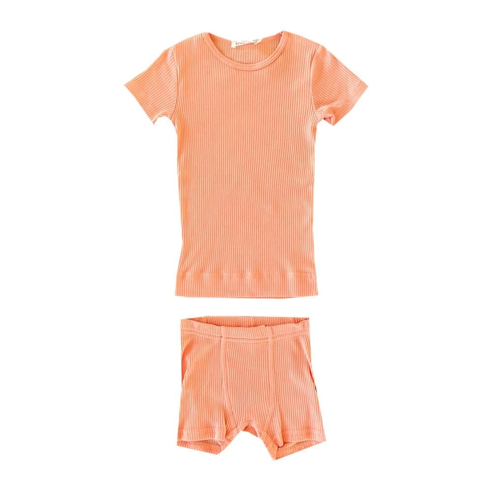 Koalav Kısa Kollu Şortlu Takım Pudra