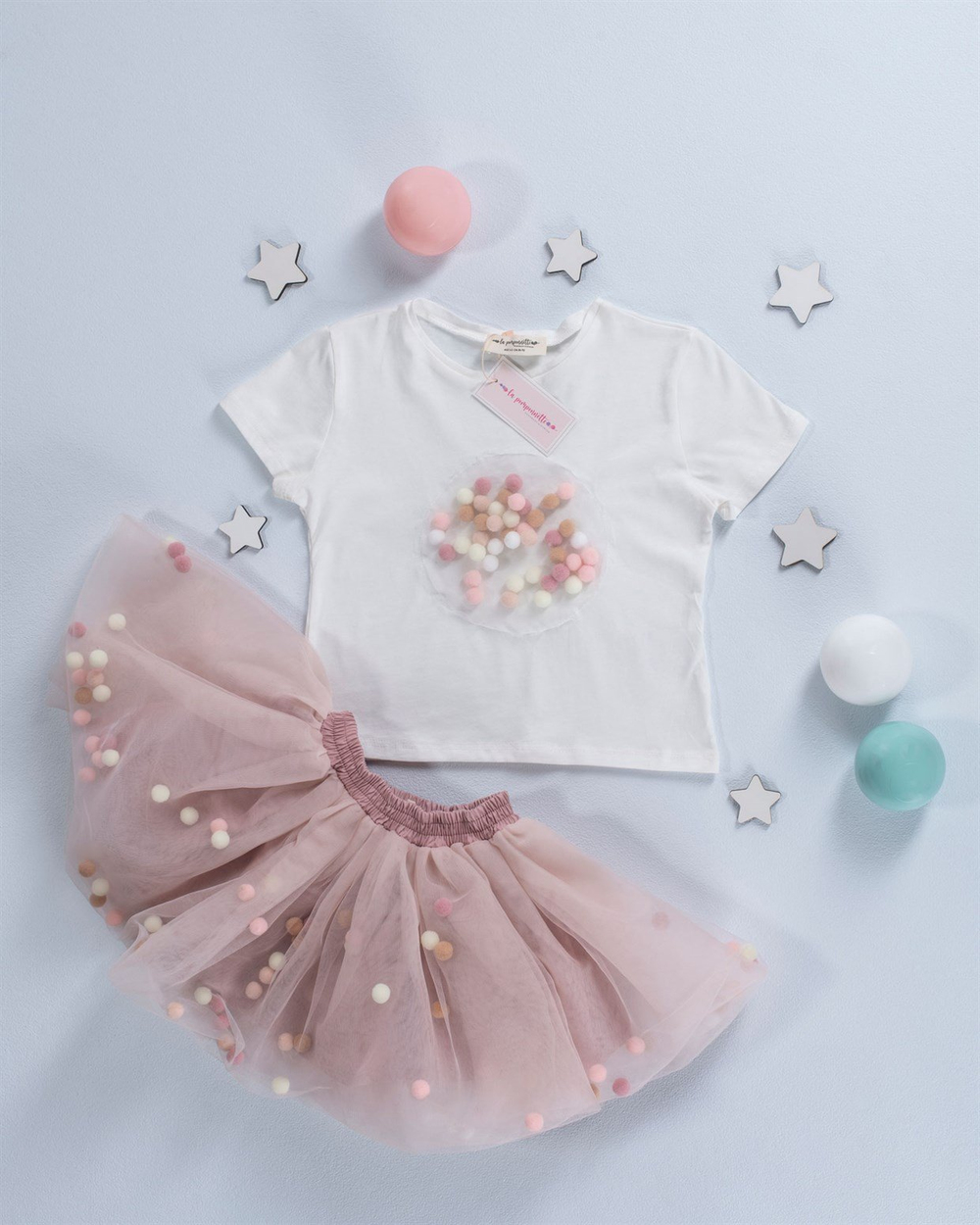 La Pomponnette Rose Etek