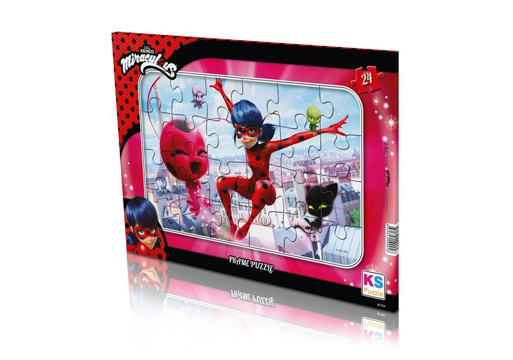 LADY BUG FRAME PUZZLE - 24 PARÇA