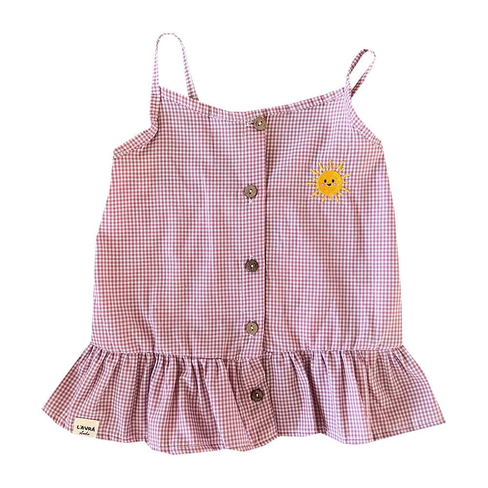 Lavra Studio Daphne Askılı Bluz Lila