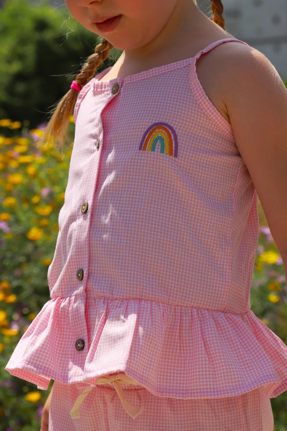 Lavra Studio Daphne Askılı Bluz Pembe