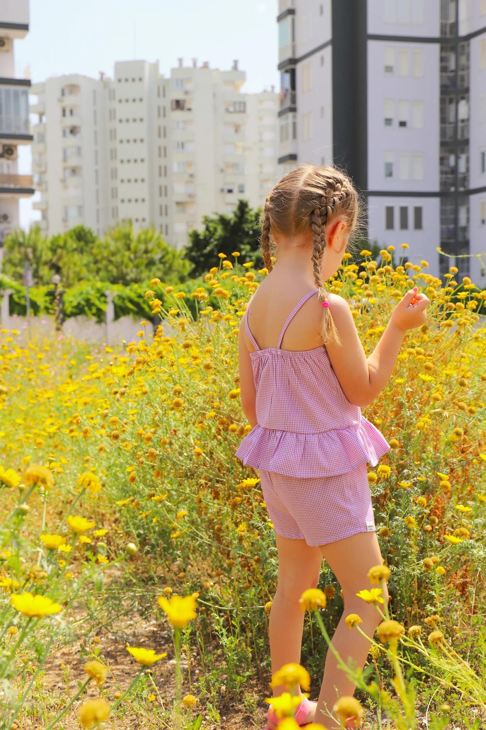 Lavra Studio Daphne Poplin Şort Lila