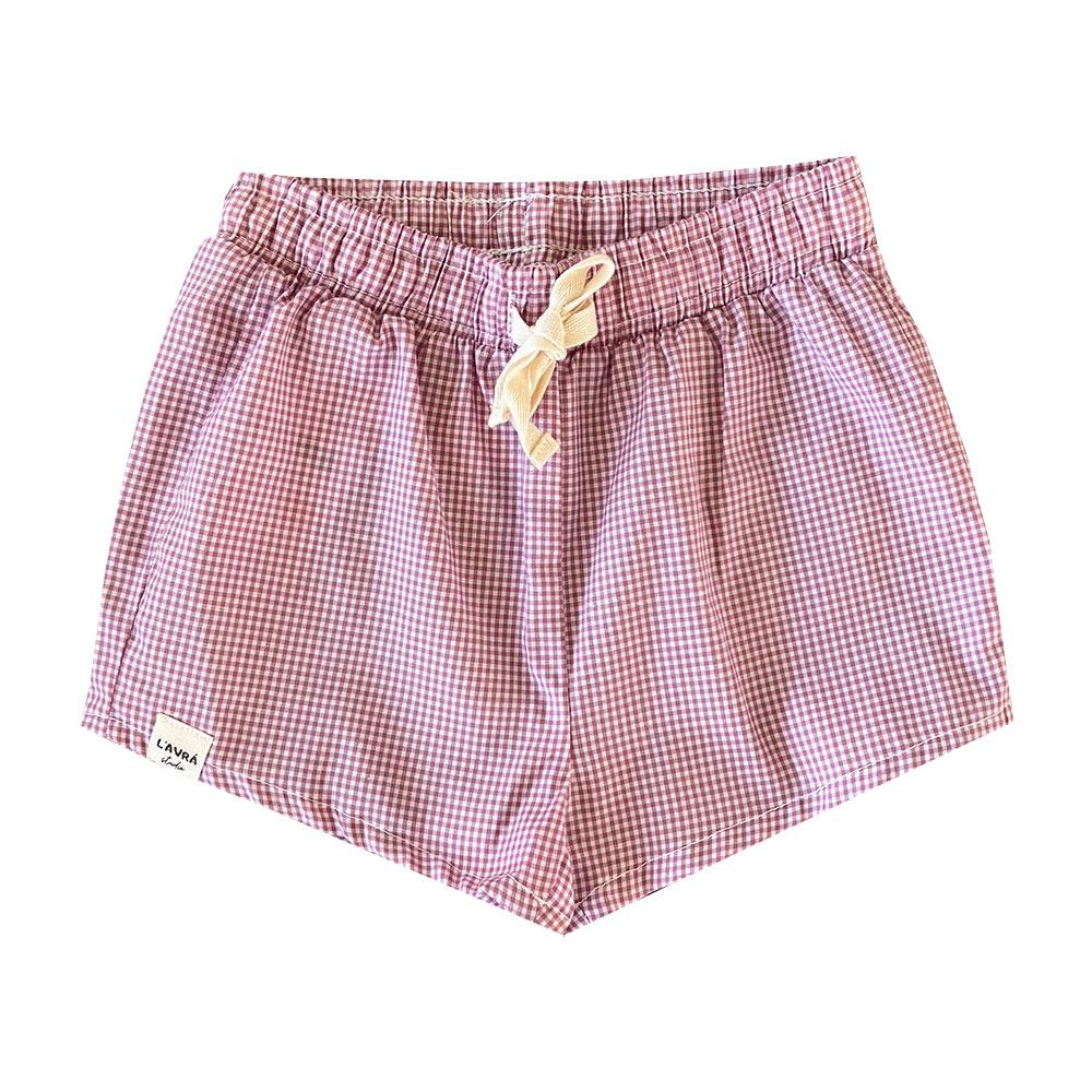 Lavra Studio Daphne Poplin Şort Lila