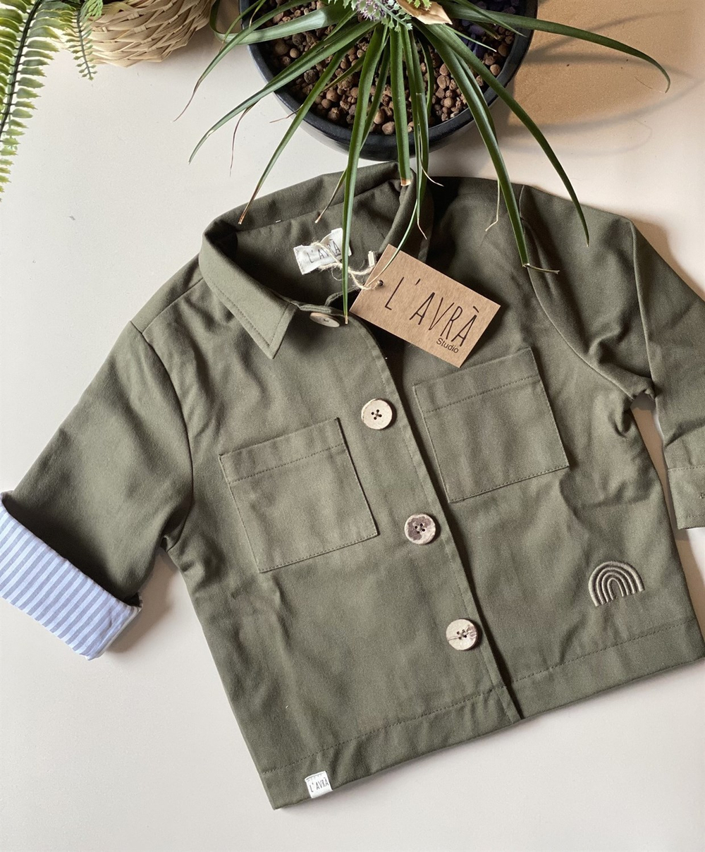 LAVRA STUDIO ENJOY CANVAS CEKET - HAKİ