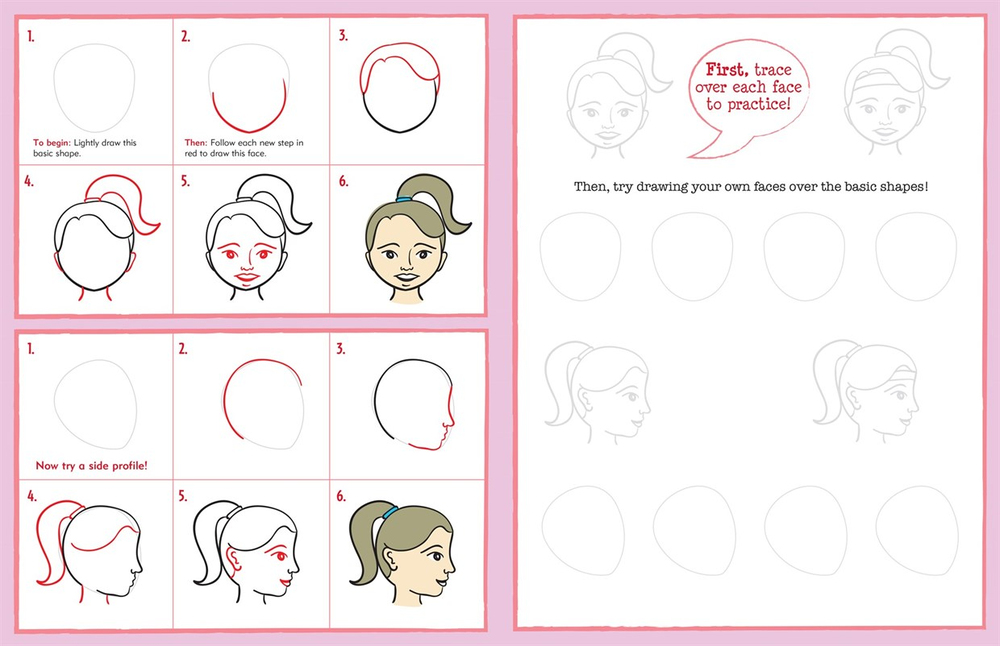 LEARN TO DRAW FACES