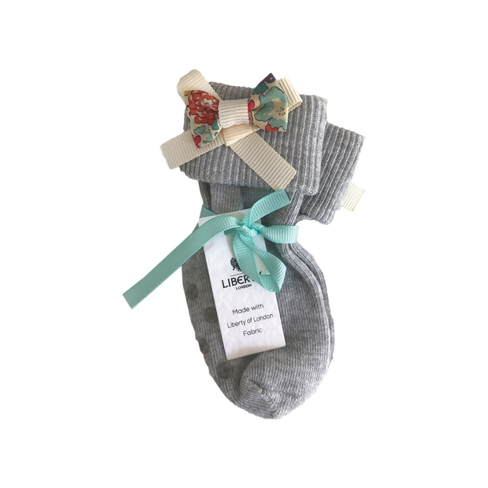 LIBERTY PRINT FIYONK ÇORAP GRİ - MICHELE