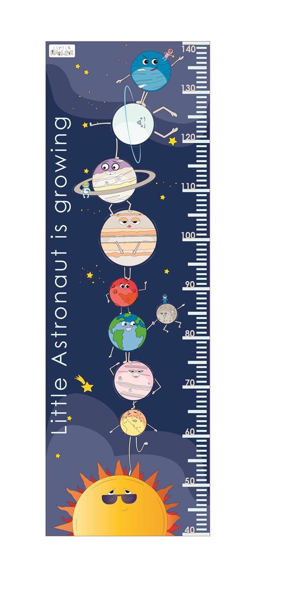 Little Maker - Little Astronaut Growth Chart