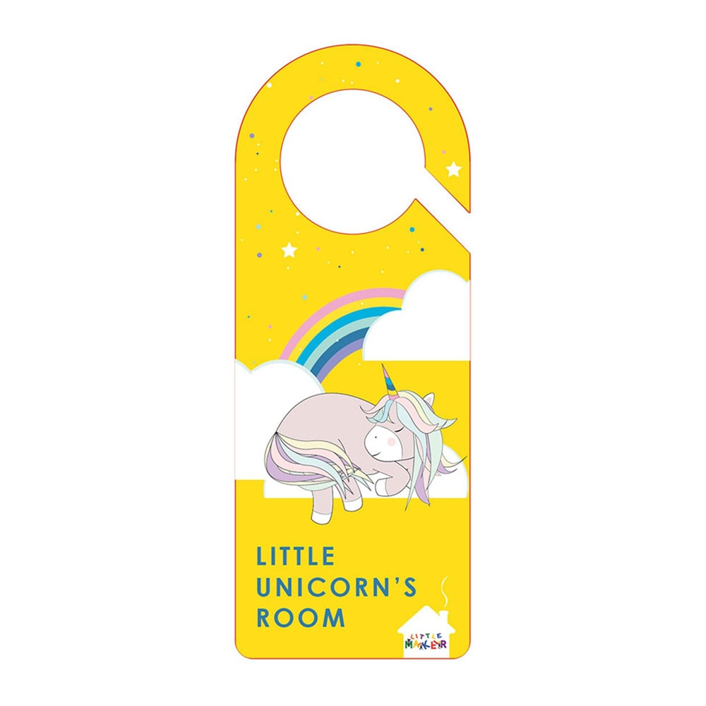 Little Maker Little Unicorn's Room Door Hanger