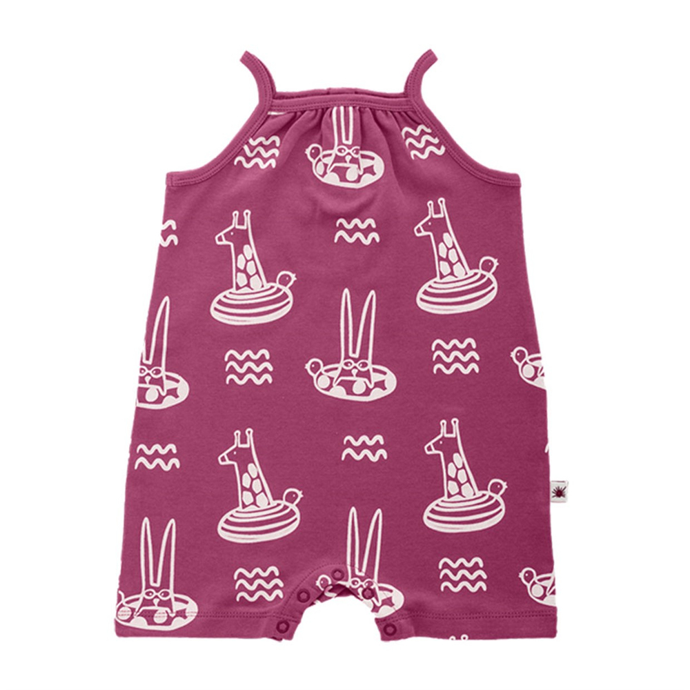 Little Yucca Aqua Romper Mor