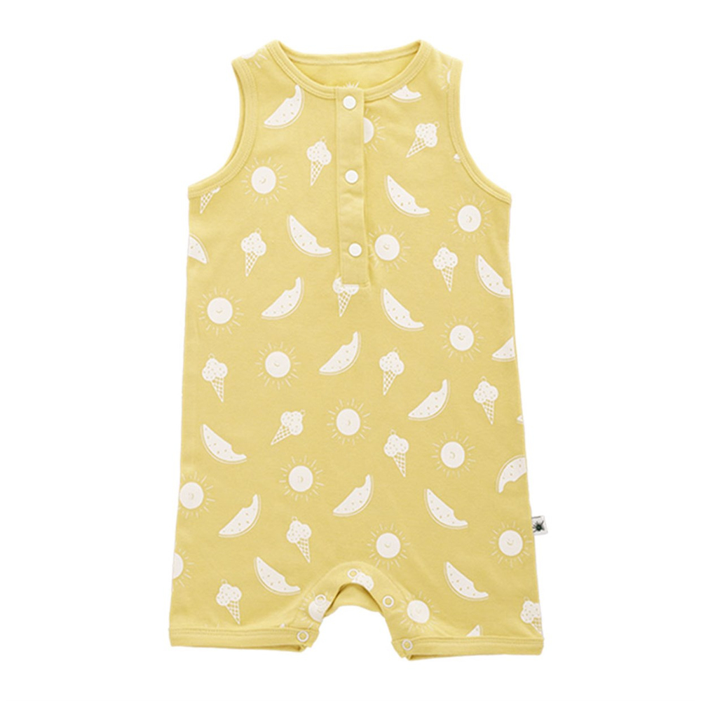 Little Yucca Captain Romper Sarı