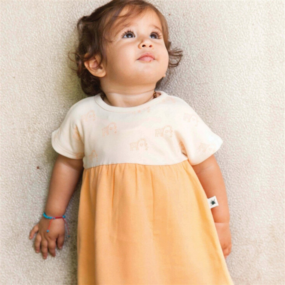 Little Yucca Marshmallow Elbise Turuncu