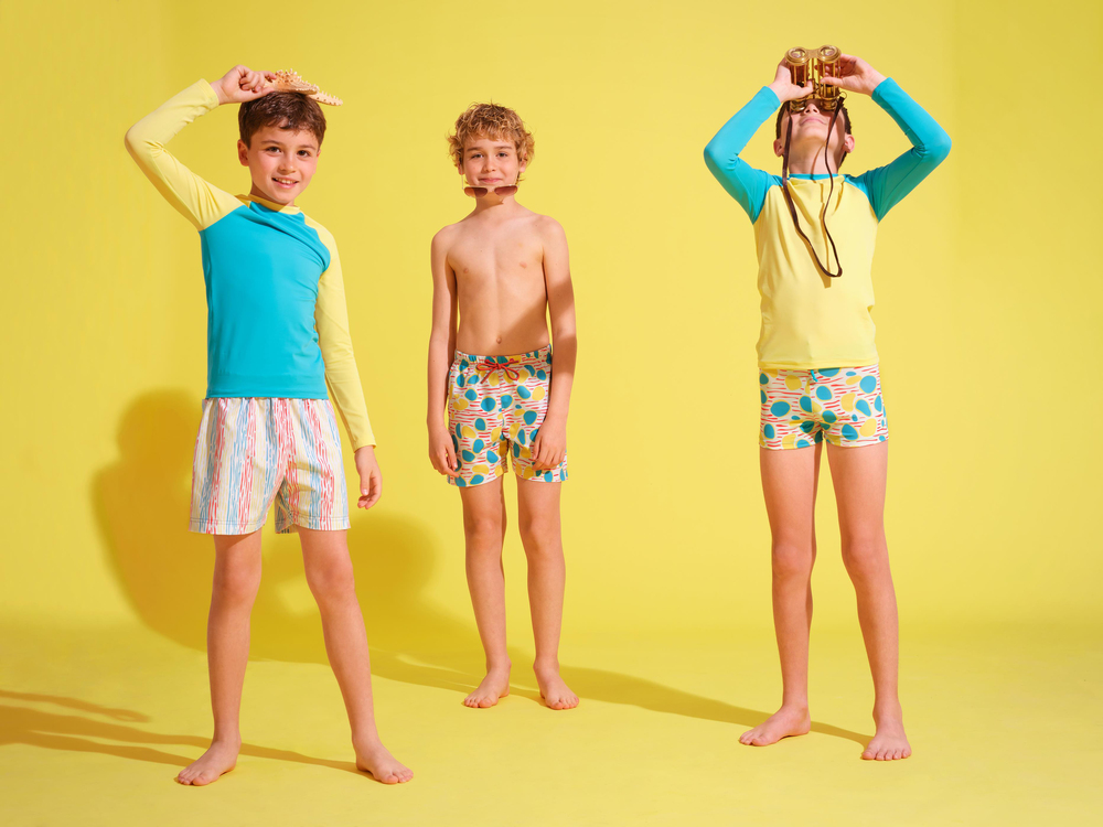 Lo Easywear Zola Uzun Kollu Mayo Mavi & Sarı