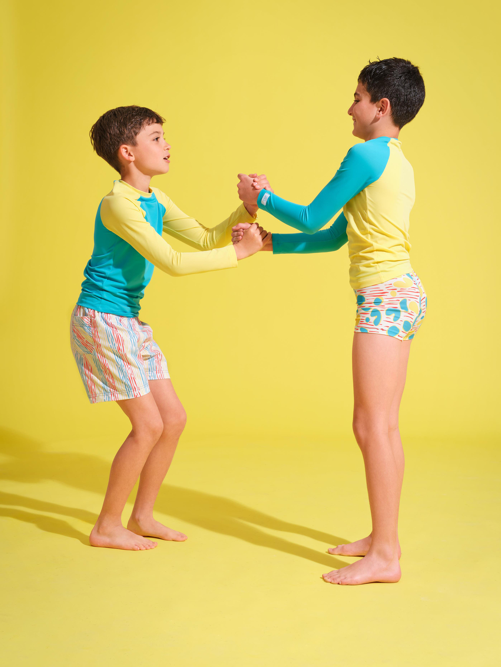 Lo Easywear Zola Uzun Kollu Mayo Mavi & Sarı