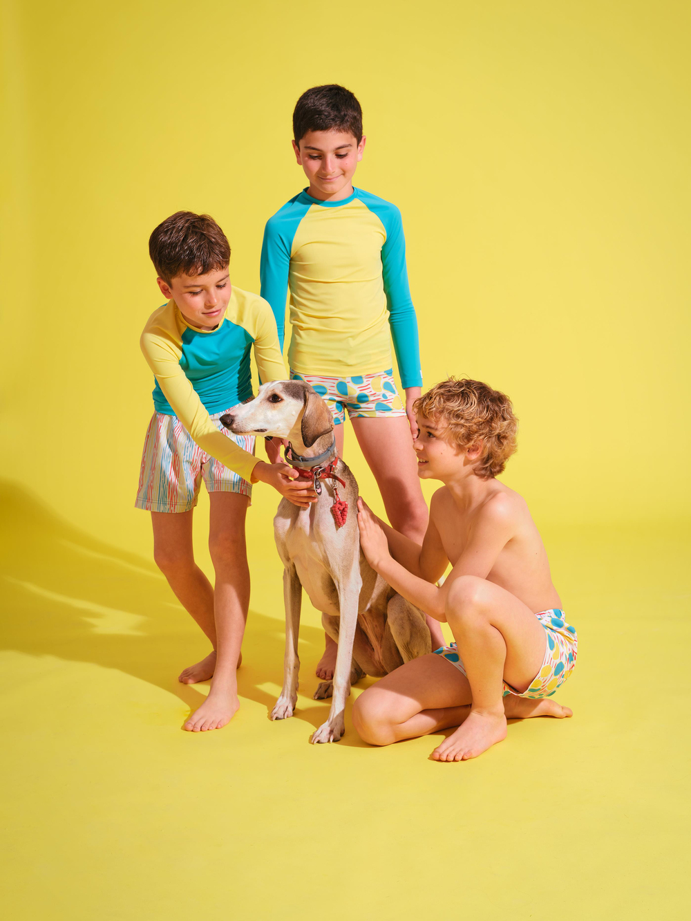 Lo Easywear Zola Uzun Kollu Mayo Mavi & Sarı