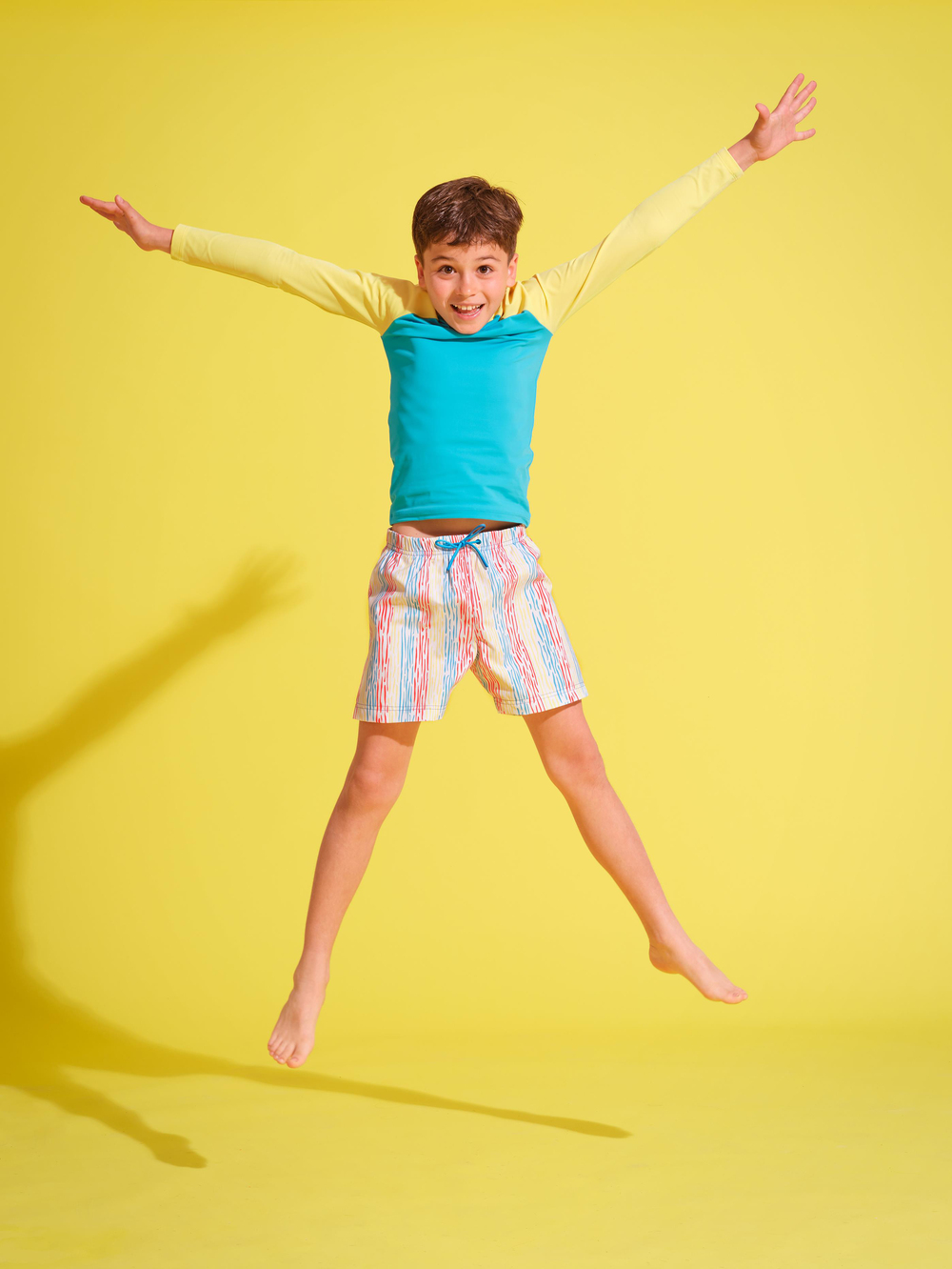 Lo Easywear Zola Uzun Kollu Mayo Mavi & Sarı